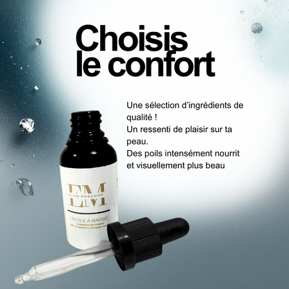 Huile de soin à barbe