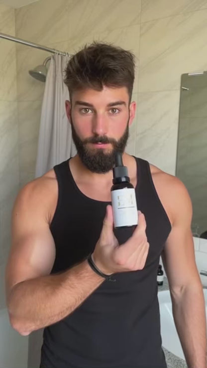 Huile de soin à barbe